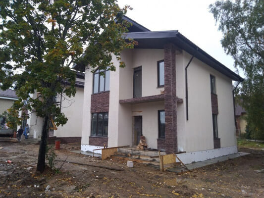 Индивидуальный жилой дом 136 кв.м. РП-2. Фасады, планировки(анонс).