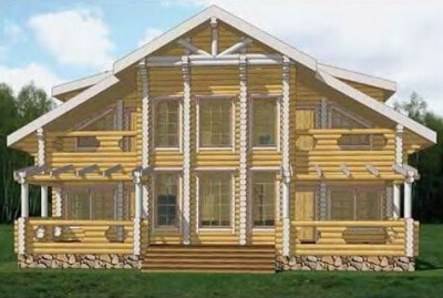 Проект коттеджа (дачного дома) № 100/176 Боровик-250. Фасады, планировки(анонс).