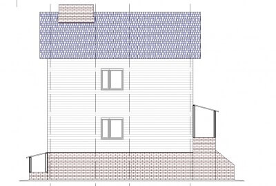 Проект коттеджа (дачного дома) Фонтенбло № 103/22. Фасады, планировки(анонс).
