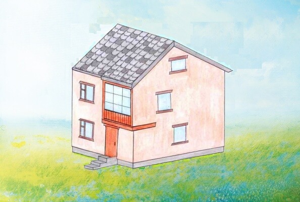 Проект небольших двухэтажных домов бесплатно. Кирпичный дом 90 кв.м.  92/203. Фасады, планировки(анонс).