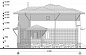 Проект двухэтажного дома из пеноблоков 93/ag-9. Вид 5.